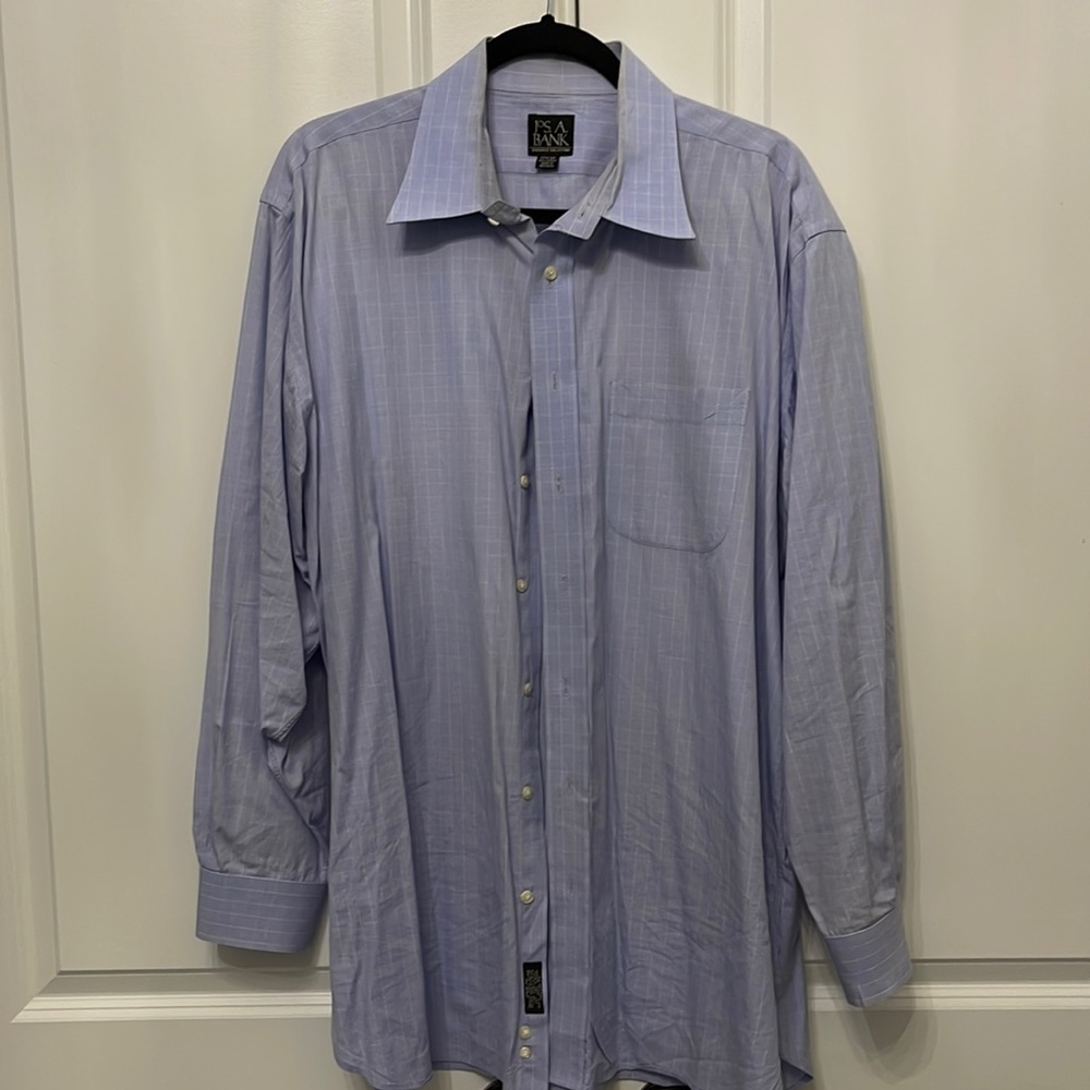 Dress shirt Joseph A Bank 17-1/2 x 34 (100%) cotton